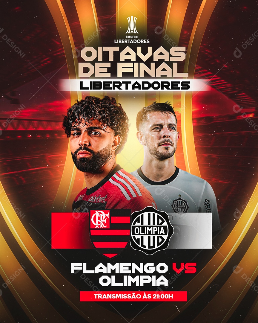 CONFRONTO DEFINIDO! Flamengo x Olimpia - TNT Sports Brasil