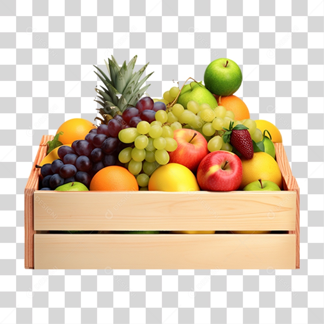Baixe Tigela de Frutas Vibrante com Frutas Variadas PNG - Creative
