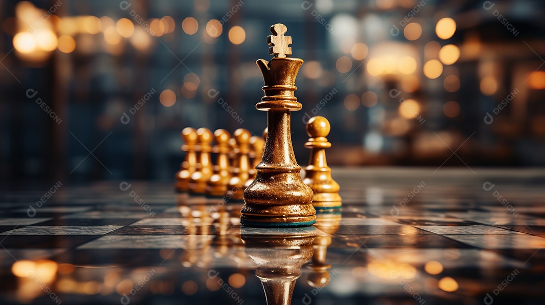 Xadrez na vista superior do jogo de tabuleiro. Conceito de negócio de  sucesso de liderança [download] - Designi