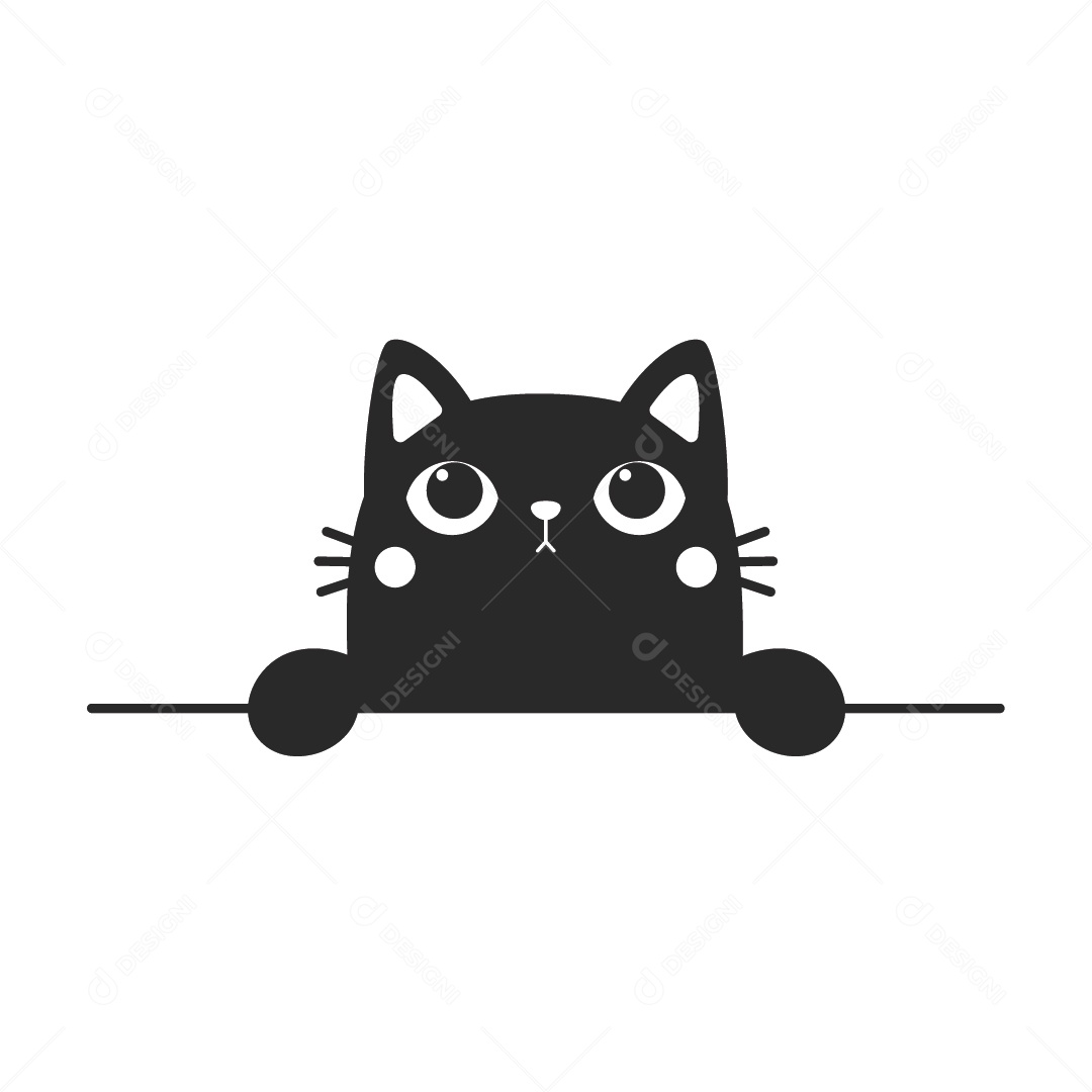 Vetores e ilustrações de Gato preto para download gratuito