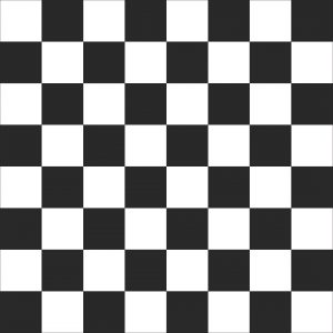 Preto e branco xadrez borda padronizar. xadrez fundo vetor