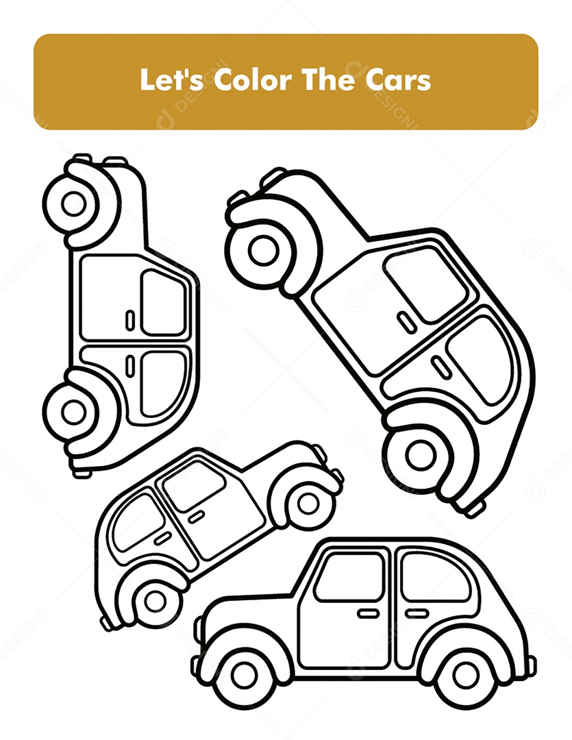 Desenhos de Carros Para colorir Vetor EPS [download] - Designi