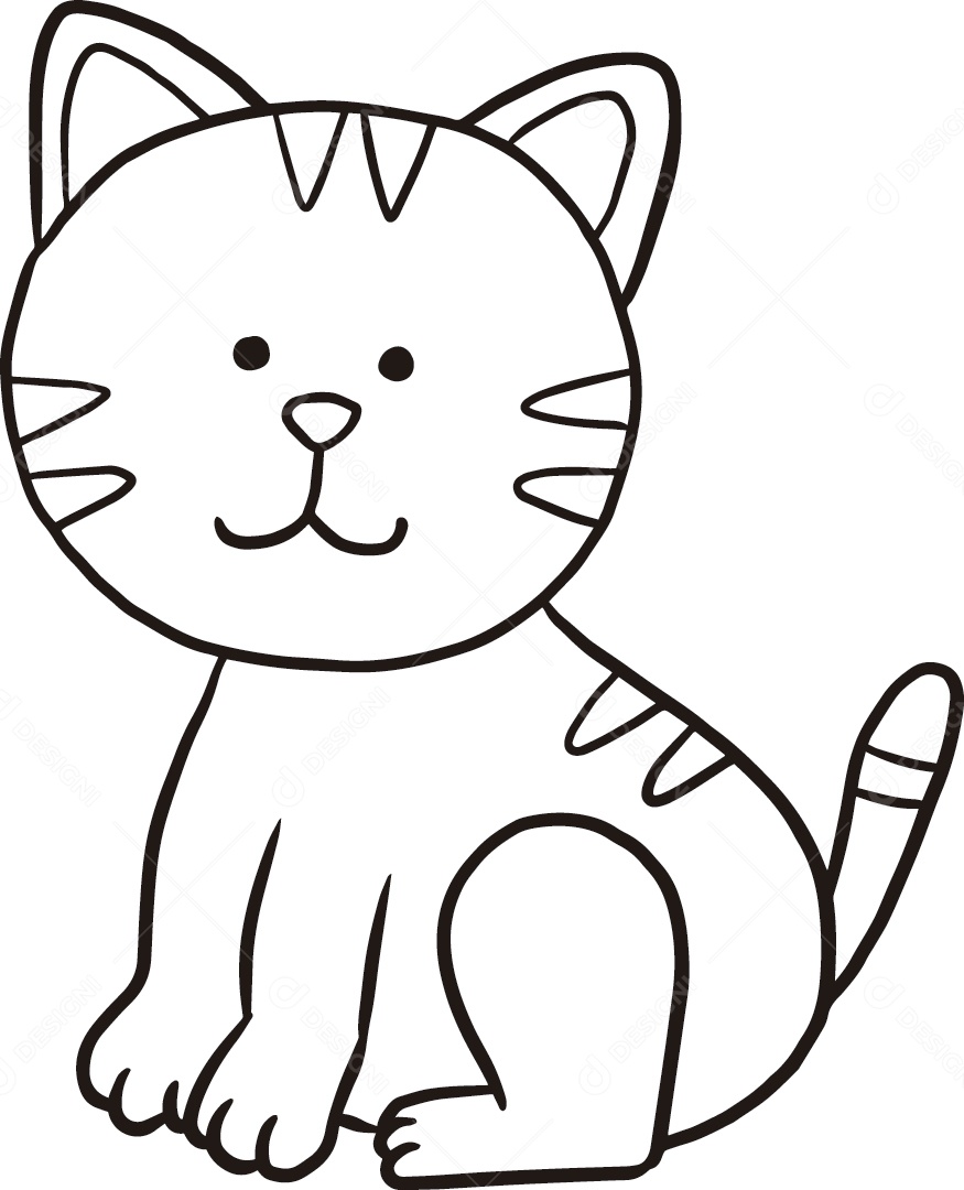 Gato Desenho Animado Vetor EPS [download] - Designi