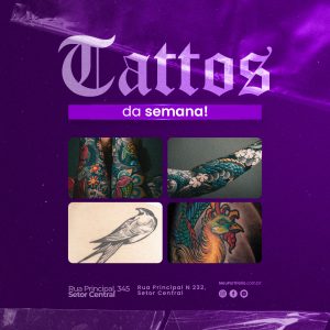 Pack Coleção de Estúdio de Tatuagem