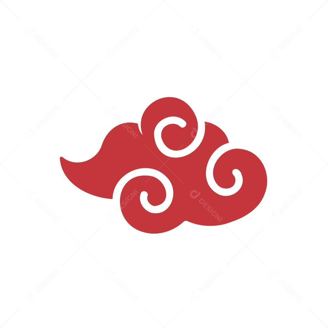Nuvem Vermelha de Ano Novo Chinês Vetor EPS [download] - Designi