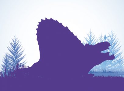 Dinossauro Gigante na Ilha em Desenho Animado Vetor EPS [download] - Designi