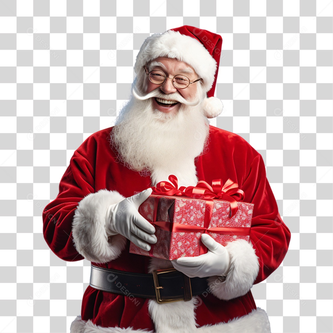 Homem de Papai Noel Para o Natal PNG Transparente