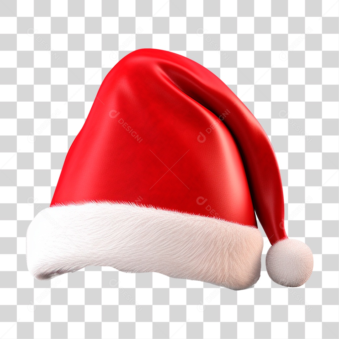 Chapéu de Papai Noel PNG Transparente